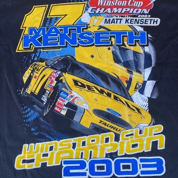 NASCAR Y2K Winston Cup Matt Kenseth Racing Tee XL - Picture 3 of 10